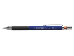 Porte-mine staedtler mars micro 0.5mm embout et agrafe métalliques grip caoutchouc amortisseur mine
