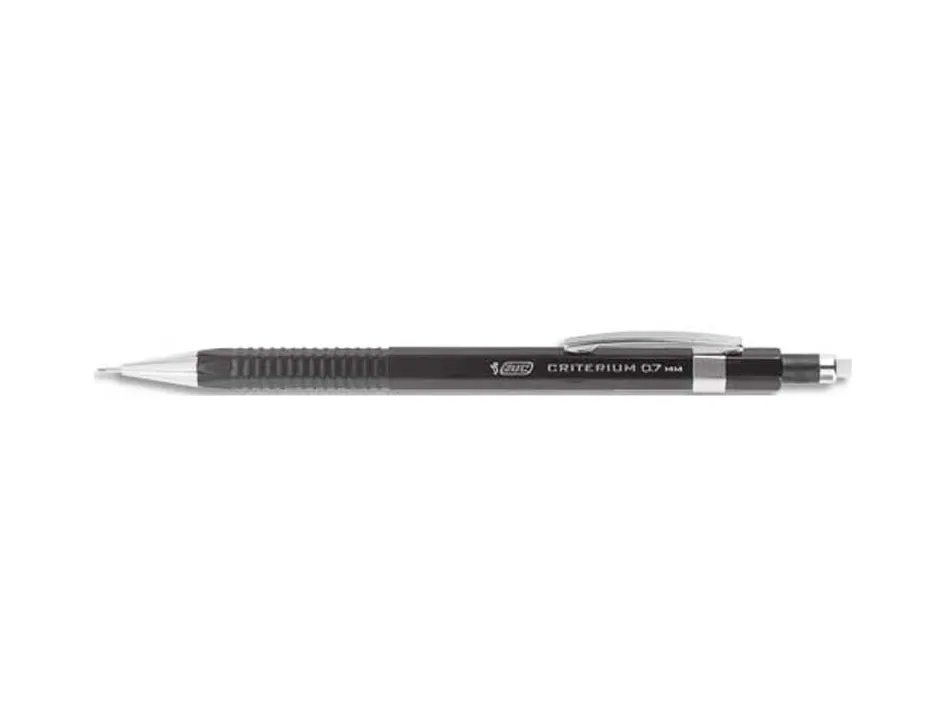 Porte-mines bic criterium 0,7 mm hb coloris noir