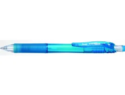 Porte-mines pentel energize-x canon fixe mine 0,5mm grip caoutchouc gomme avec capuchon corps coloris bleu