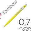 Porte-mines tombow monograph 0,7mm rechargeable gomme telescopique interchangeable coloris corps jaune fluo