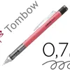 Porte-mines tombow monograph 0,7mm rechargeable gomme telescopique interchangeable coloris corps rose fluo