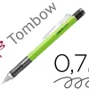 Porte-mines tombow monograph 0,7mm rechargeable gomme telescopique interchangeable coloris corps vert fluo
