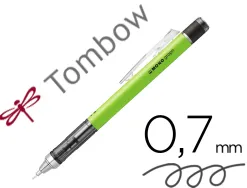 Porte-mines tombow monograph 0,7mm rechargeable gomme telescopique interchangeable coloris corps vert fluo
