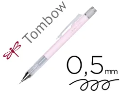 Porte-mines tombow monograph 0,5mm rechargeable gomme telescopique interchangeable coloris corps rose