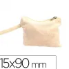 Porte-monnaie sodertex en coton 100gm2 115x90mm 6 pcs coloris ecru