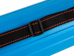 Porte-plans liderpapel plastique bandoulière 75cm extensible 125cm diamètre 9cm coloris bleu