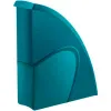 Porte-revues cep riviera polystyrene capacite 700f 270x310x85 mm coloris esmeraude