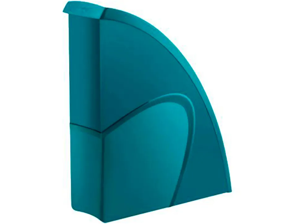 Porte-revues cep riviera polystyrene capacite 700f 270x310x85 mm coloris esmeraude