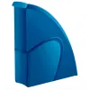 Porte-revues cep riviera polystyrene capacite 700f 270x310x85 mm coloris bleu porcelaine