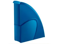 Porte-revues cep riviera polystyrene capacite 700f 270x310x85 mm coloris bleu porcelaine