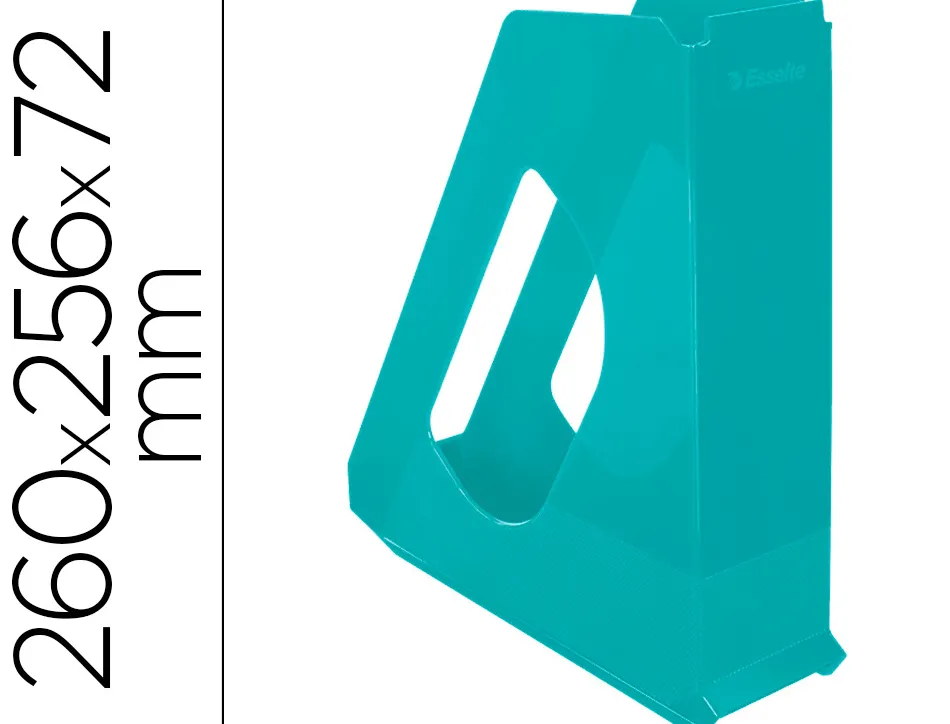 Porte-revues esselte colour'breeze a4 translucide couleur bleu