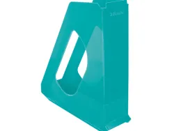 Porte-revues esselte colour'breeze a4 translucide couleur bleu