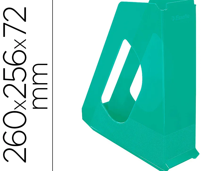 Porte-revues esselte colour'breeze a4 translucide couleur vert