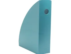 Porte-revues exacompta mag-cube skandi a4+ oeillet de prehension coloris bleu pacifique