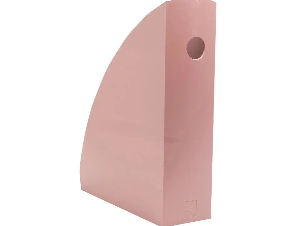 Porte-revues exacompta mag-cube skandi a4+ oeillet de prehension coloris vieux rose