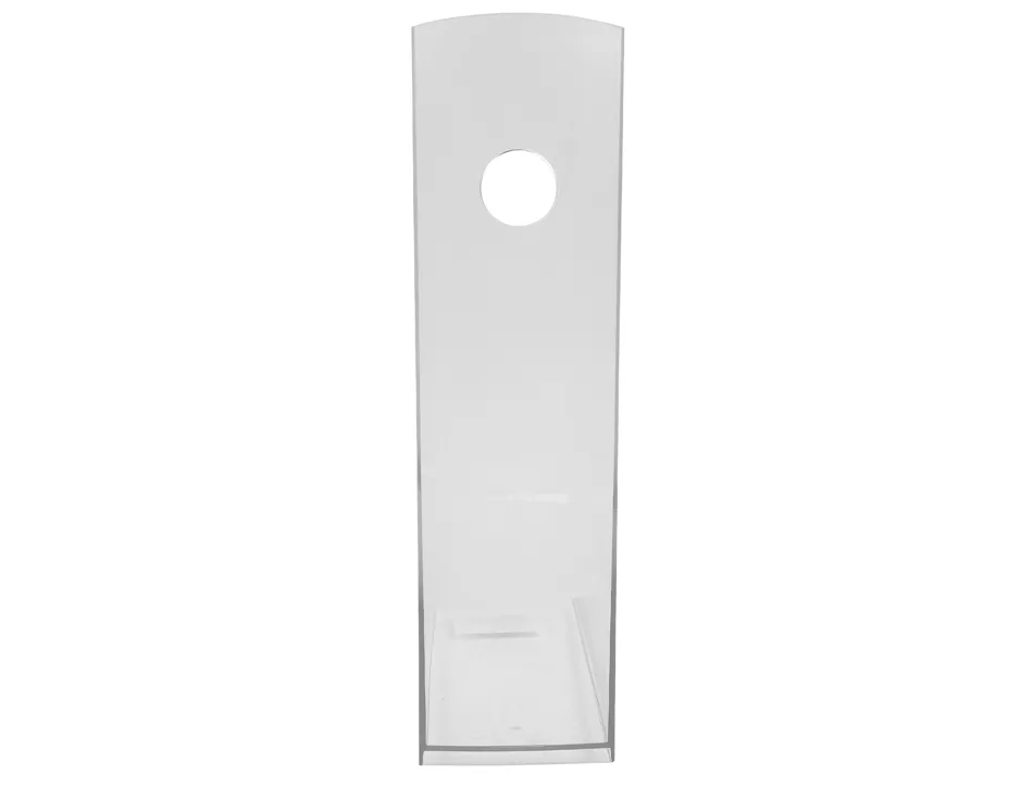 Porte-revues exacompta mag-cube office cristal a4+ oeillet de prehension coloris transparent