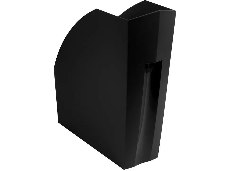 Porte-revues exacompta the magazine ecoblack 292x110x320mm stable grande capacité forme conique noir