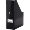 Porte-revues leitz click&store polypropylène plastifié pliable 103x330x253mm porte-étiquette coloris noir