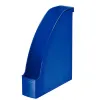 Porte-revues leitz plus polystyrène a4 24x32cm 2 positions verticale ou horizontale 278x78x300mm coloris bleu
