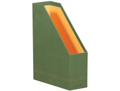 Porte-revues rhodiarama simil cuir sauge velout 10x25x31 cm