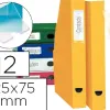 Porte-étiquettes tarifold 3l adhésif 25x75mm + bristols prédécoupés 12 unités