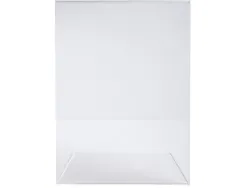 Porte-visuel exacompta acrylique incline vertical a5 coloris cristal