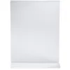Porte-visuel exacompta acrylique droit vertical a4 coloris cristal