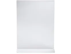 Porte-visuel exacompta acrylique droit vertical a4 coloris cristal