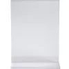 Porte-visuel exacompta acrylique droit vertical a5 coloris cristal