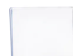 Porte-visuels q-connect 02 forme t 2 faces plexiglas format a5 cartes menu restaurants feuillets informatifs