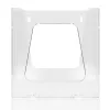Porte-visuels q-connect mural plexiglas transparent format a4 225x50x244 mm