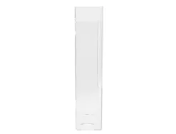 Porte-visuels q-connect mural plexiglas transparent format a4 225x50x244 mm