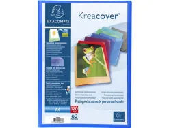Porte-vues exacompta krea cover pp 120 vues coloris assortis