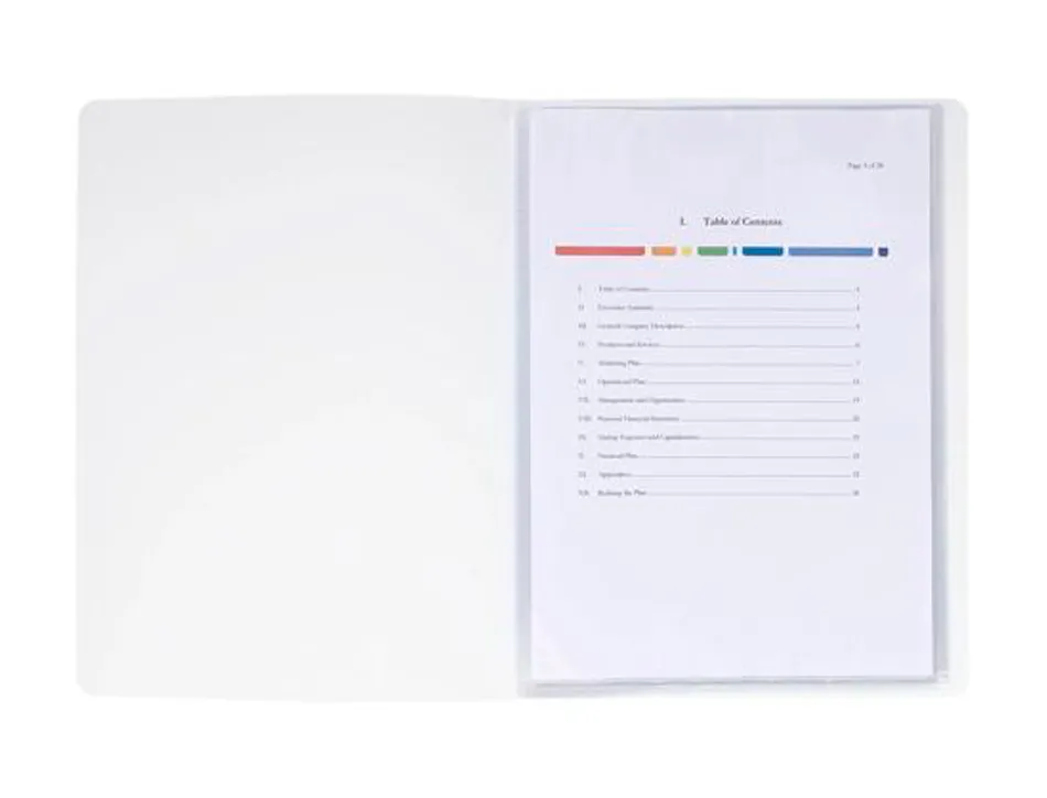 Porte-vues exacompta krea cover pp 40 vues coloris blanc