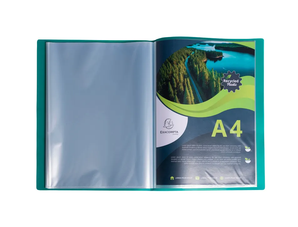 Porte-vues exacompta opak pp recycle a4 160 vues