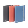 Porte-vues viquel business class polypropylene fermeture elastique a4 120 vues coloris aleatoire