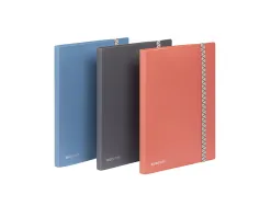 Porte-vues viquel business class polypropylene fermeture elastique a4 60 vues coloris aleatoire