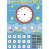 Poster bouchut grandrémy heure 52x76cm 150g pélliculé effaçable à sec