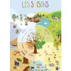 Poster bouchut grandrémy les saisons 52x76cm 150g pelliculé effaçable à sec
