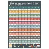 Poster bouchut grandrémy les nombres 1-100 52x76cm 150g pelliculé effaçable à sec