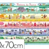Poster editions lito histoire de france en fresque coloree et ilustree 500x700mm avec 2 perforations