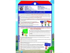 Posters souples bouchut la laicite supports ludiques materiau souple 150g 52x76 cm