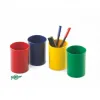 Pot a crayon faibo polystyrene resistant 7.8x10cm coloris jaune opaque