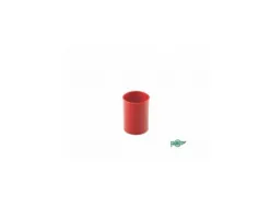 Pot a crayon faibo polystyrene resistant 7.8x10cm coloris rouge opaque