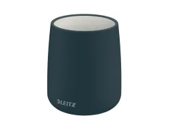 Pot a crayon leitz cosy ceramique gris 108mm diametre 85mm