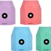 Pot a crayons antartik hexagonal silicone soft touch 95x75x80 mm coloris pastels assortis