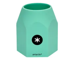 Pot a crayons antartik hexagonal silicone soft touch 95x75x80 mm coloris pastels assortis