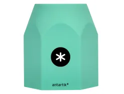 Pot a crayons antartik hexagonal silicone soft touch 95x75x80 mm coloris pastels assortis