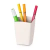 Pot a crayons cep pro ps capacite 32 crayons 74x74x95mm coloris beige