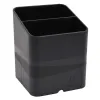 Pot a crayons exacompta pen-cube ecoblack 2 compartiments coloris noir